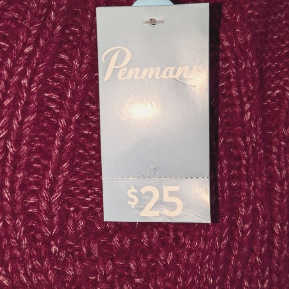 🍂 Penmans: Women's pink /Purple ish knit long sleeves Sweater size XL - Picture 6 of 7